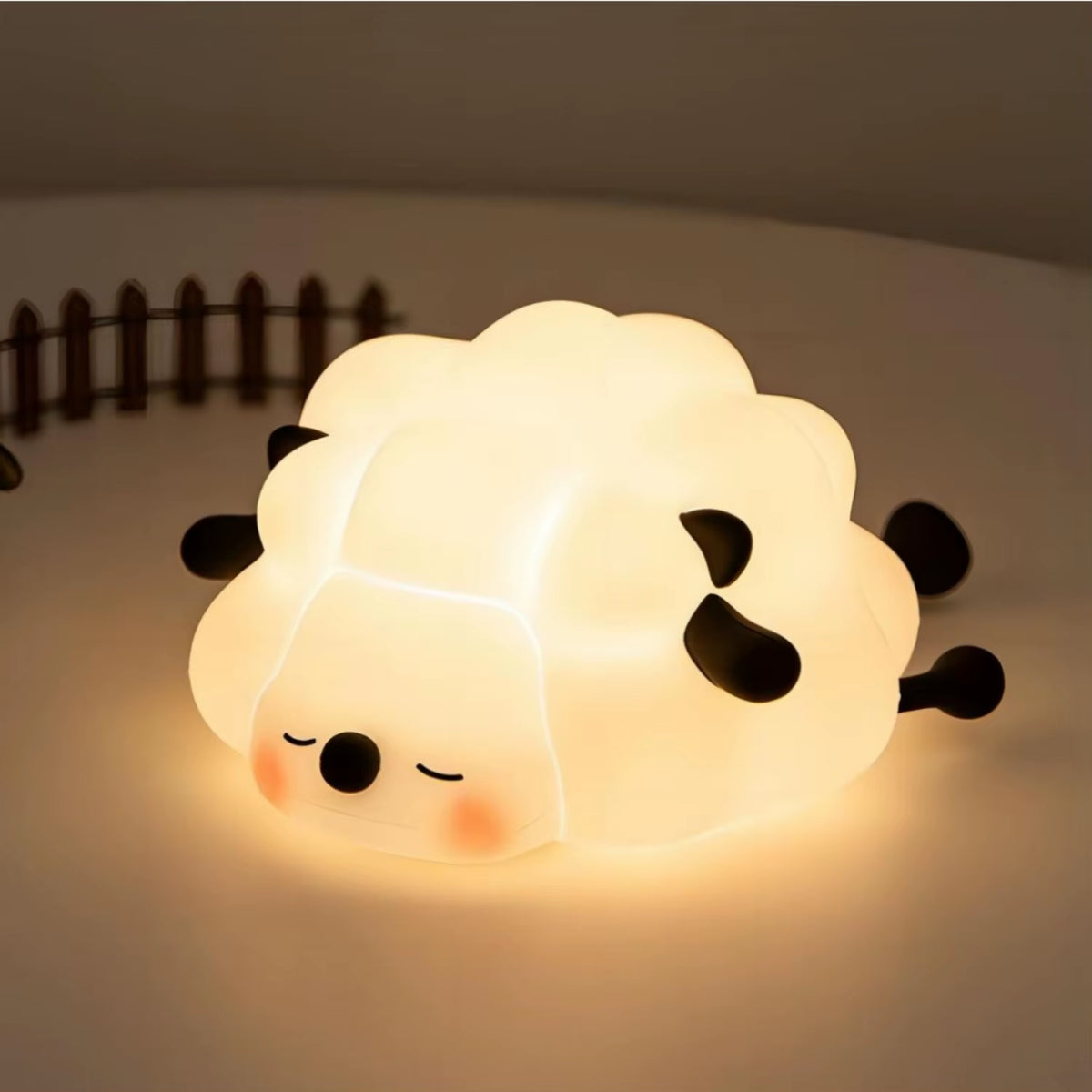 Adorable LED Night Light - Rechargeable Silicone Panda, Sheep, and Rabbit Designs Perfect for Kids' Rooms and Gifts
