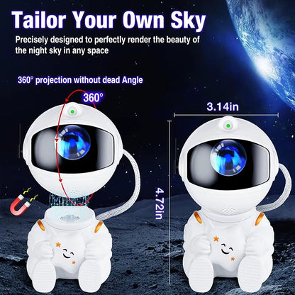 Transform Your Space with the Astronaut Galaxy Projector Night Light – A Magical Starry Experience for Kids and Space Enthusiasts!