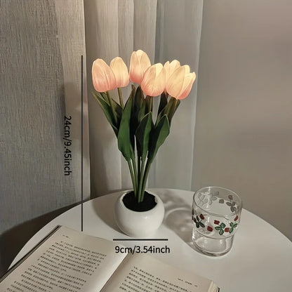 Illuminate Your Space with the Tulip LED Night Light - A Stylish Bedside Companion Perfect for Mother's Day and Birthdays