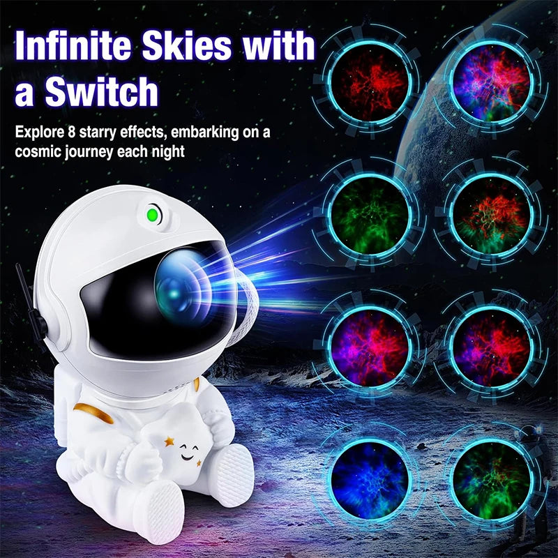 Transform Your Space with the Astronaut Galaxy Projector Night Light – A Magical Starry Experience for Kids and Space Enthusiasts!